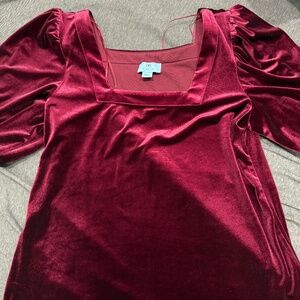 NWOT Cece Velvet Top
